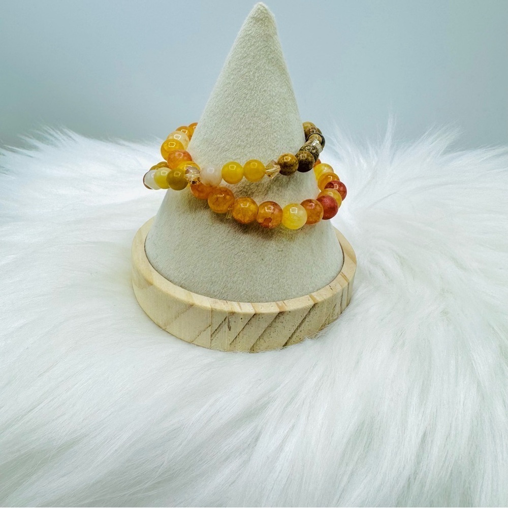 The Fall Colors Beaded Bracelets - Picture 2 of 6